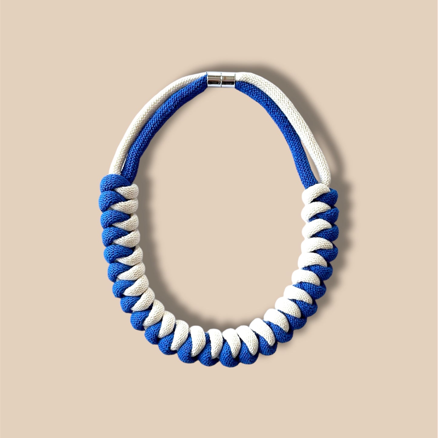 NEW Two tone Knot rope necklace - Knottinger