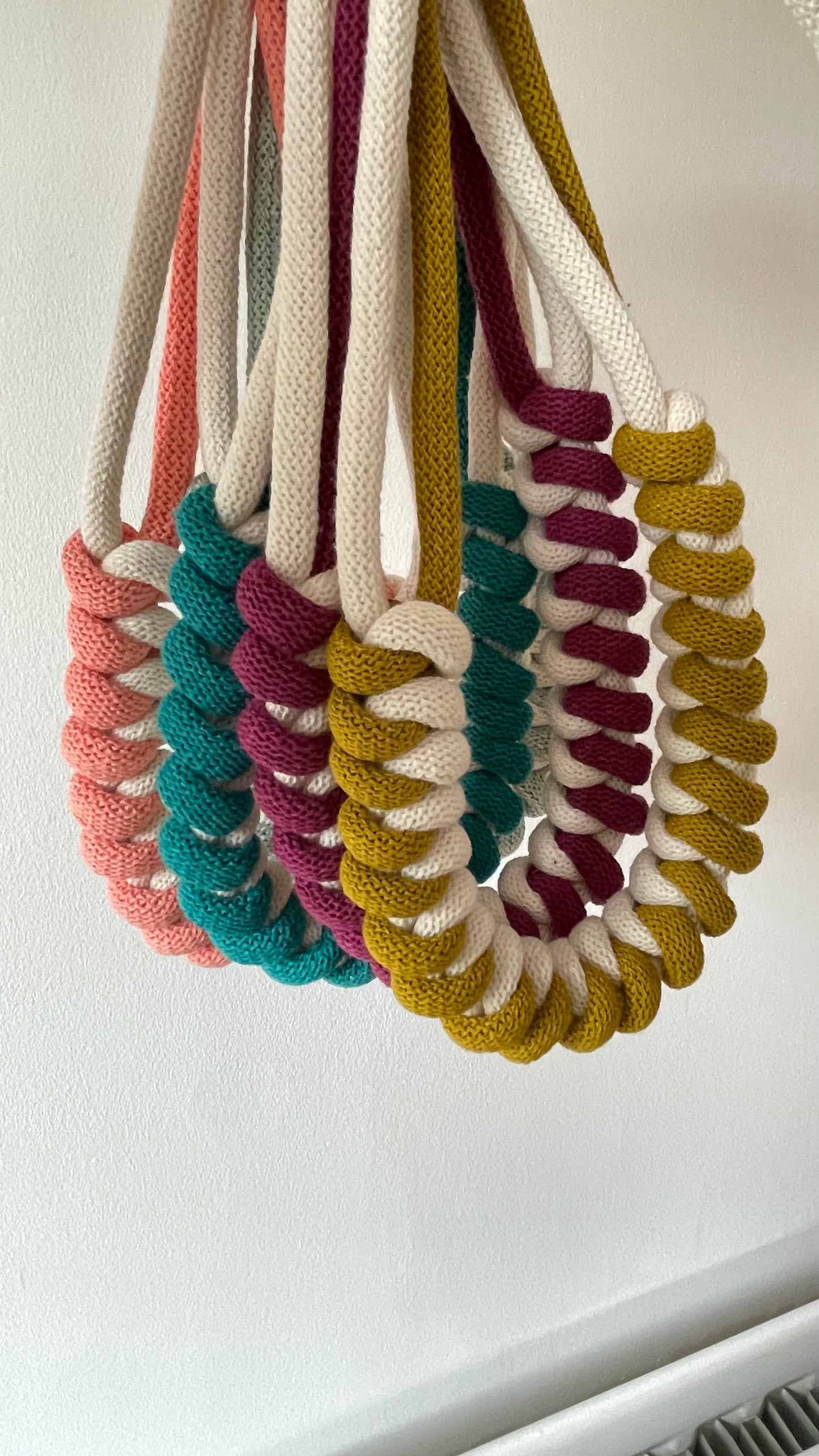 NEW Two tone Knot rope necklace - Knottinger