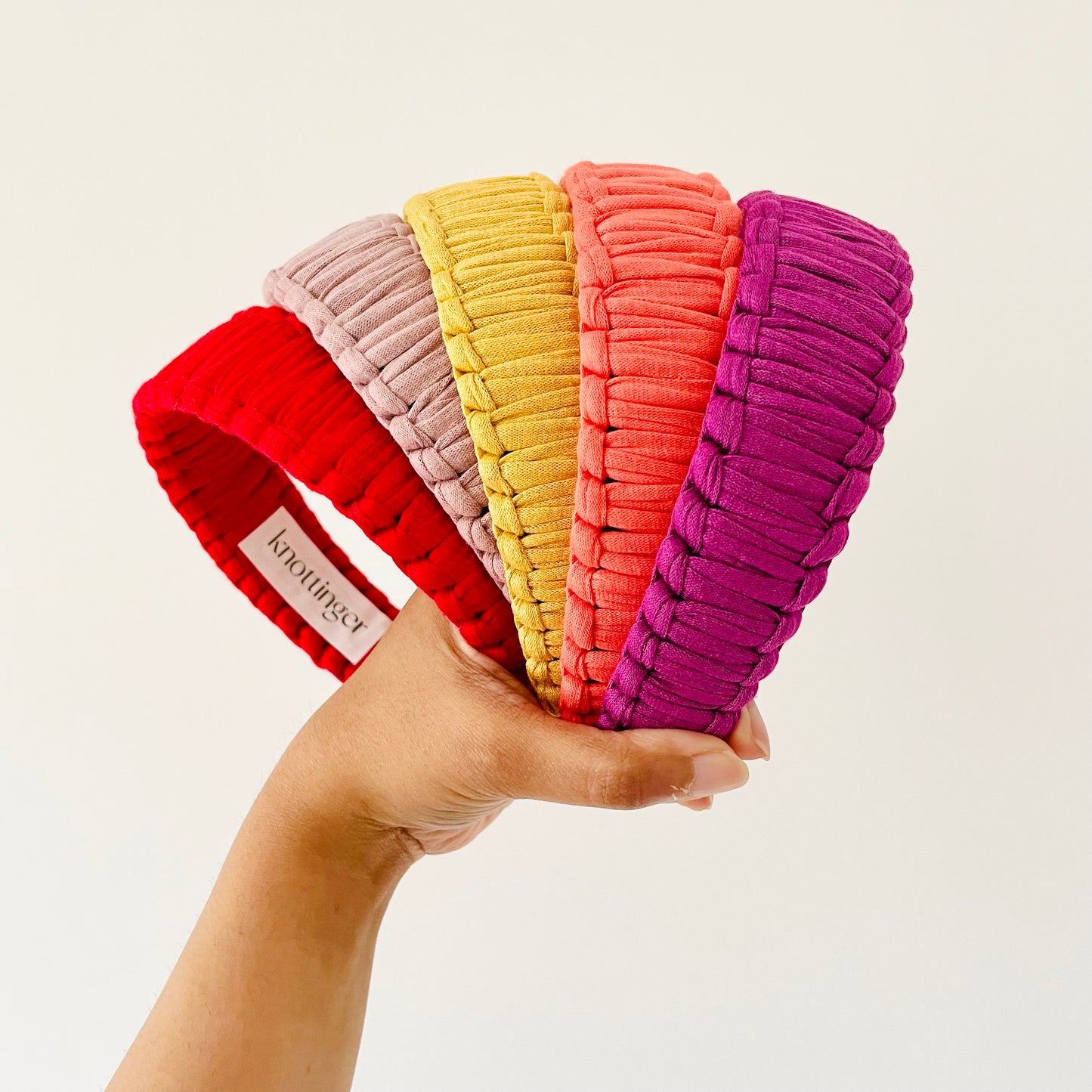 Recycled cotton knotted headband - Knottinger