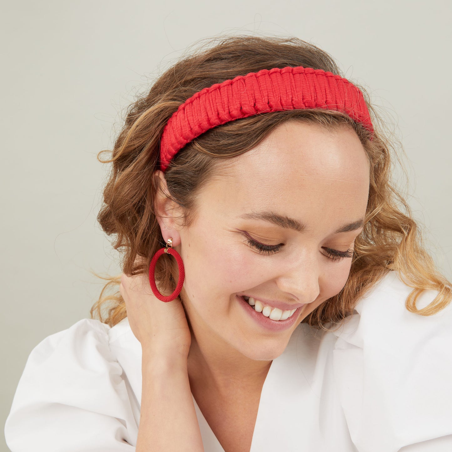 Rope hoop earrings - Knottinger
