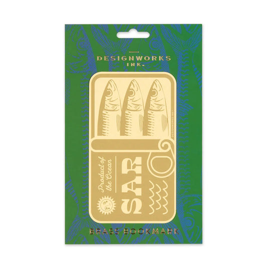 Sardines Brass Bookmark - Knottinger