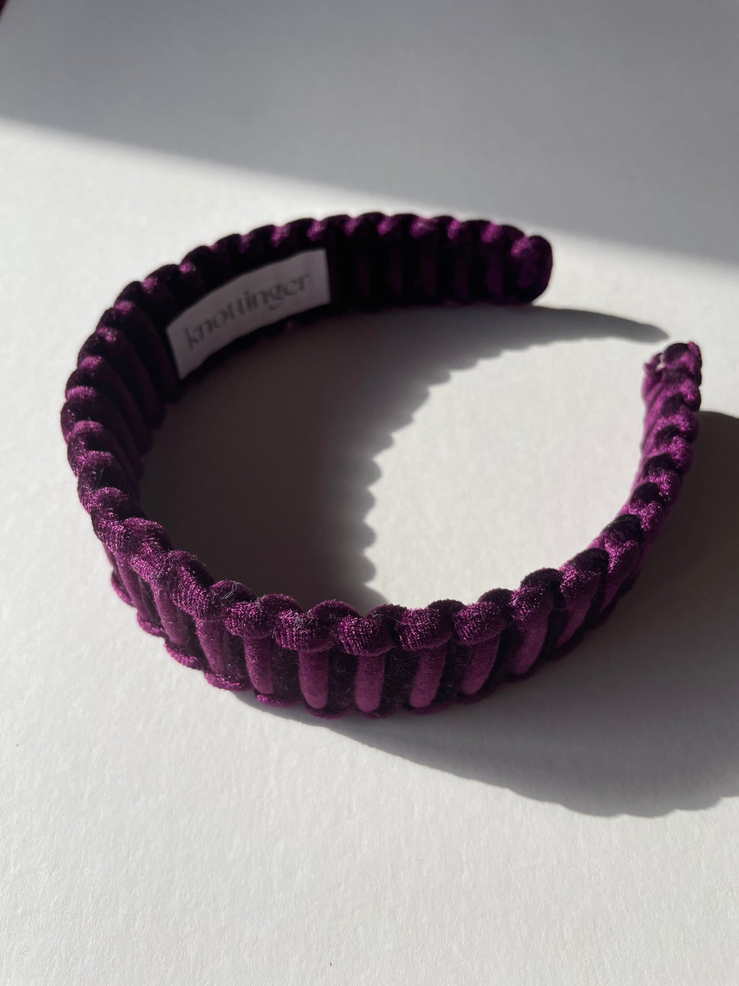 Super seconds - Velvet knotted headband - Knottinger