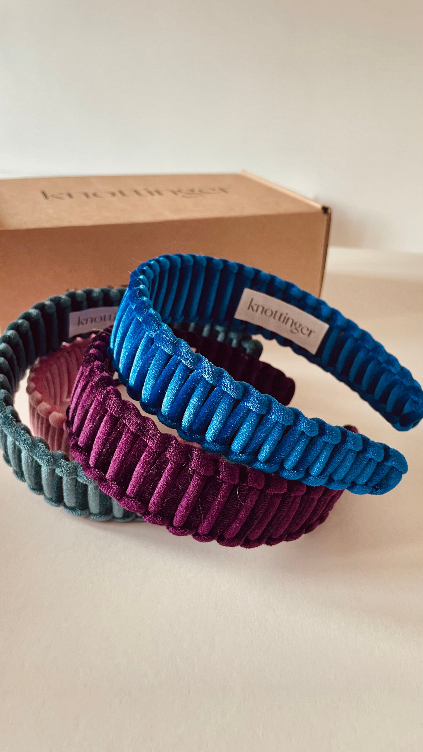 Super seconds - Velvet knotted headband - Knottinger
