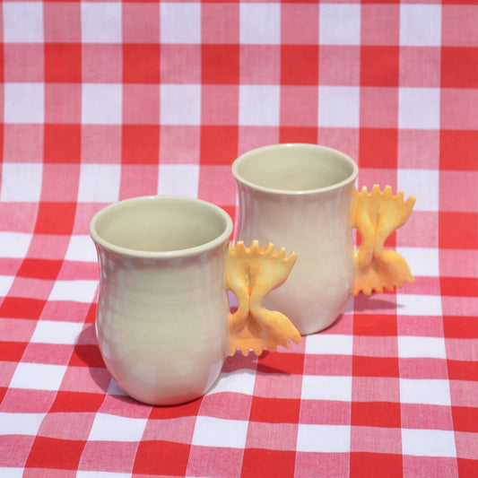 Pasta Cappuccino Mug (Hourglass) - Knottinger
