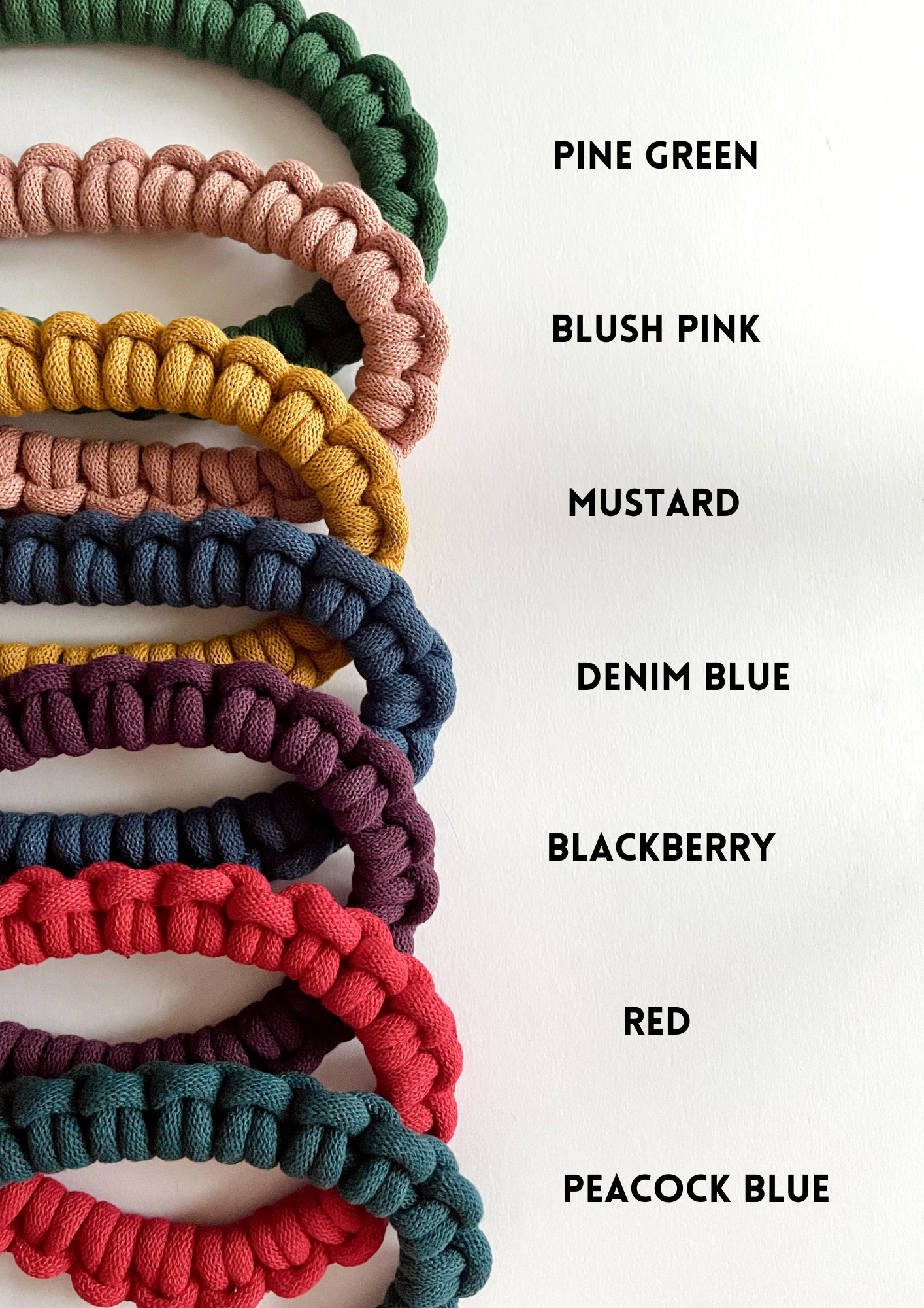Anna cotton cord necklace - Super Seconds - Knottinger