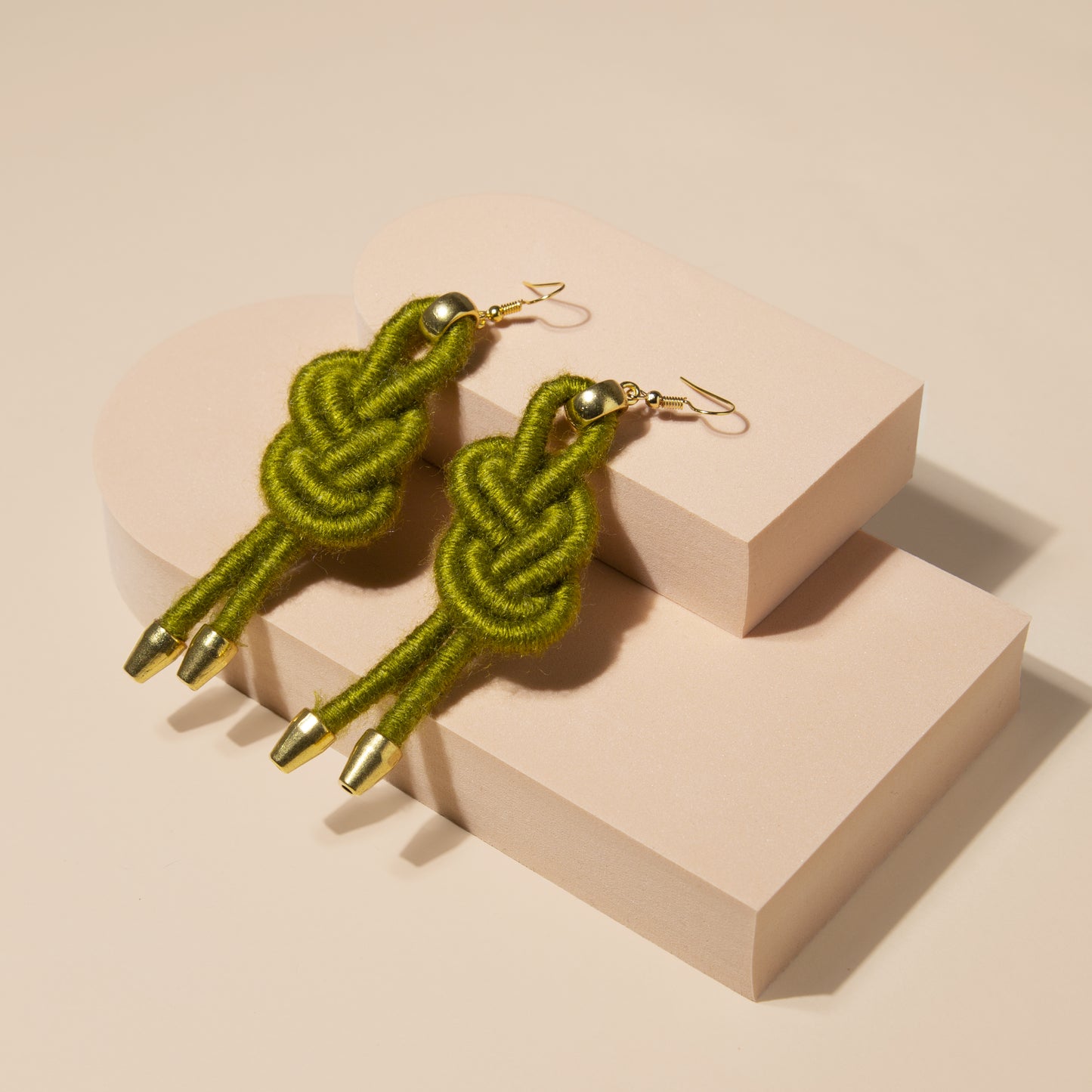 Figure eight knot earrings - knottinger.