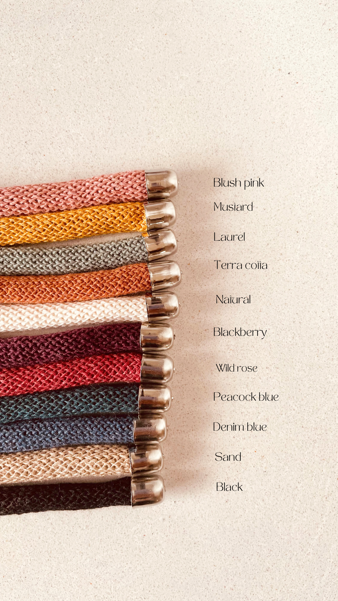 Knotted rope keyrings - knottinger.