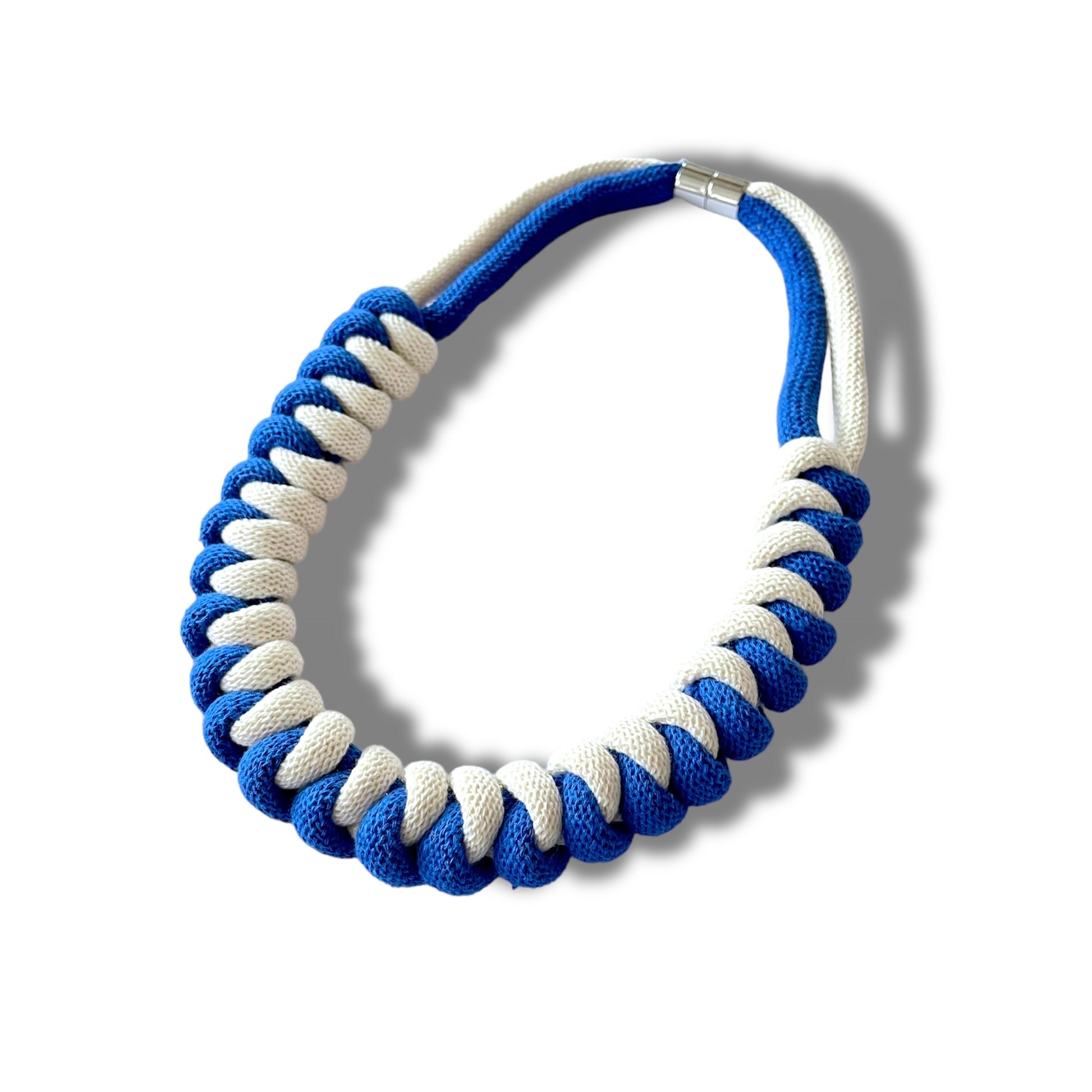 NEW Two tone Knot rope necklace - Knottinger