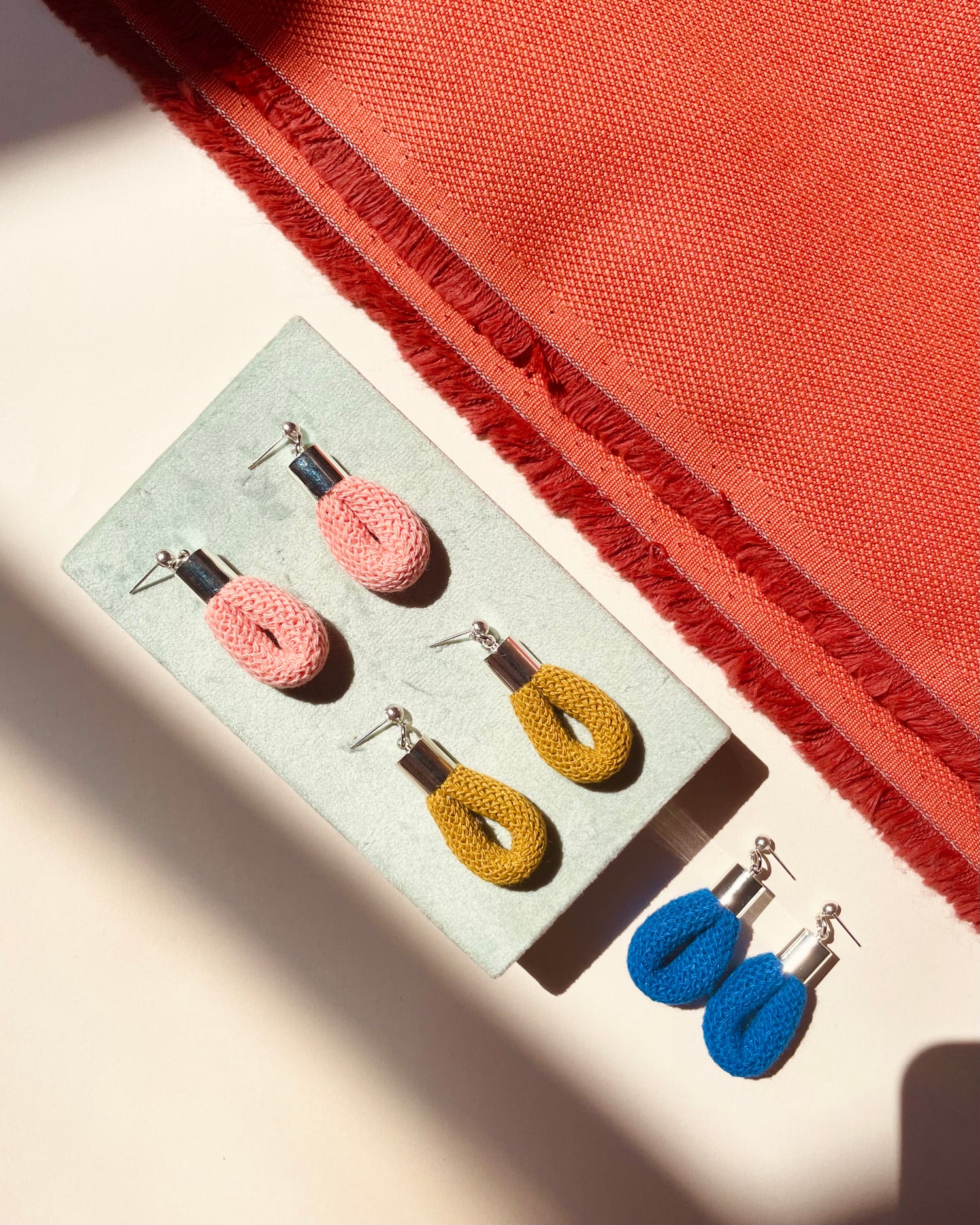 NEW - Ida zero-waste rope earrings - Knottinger