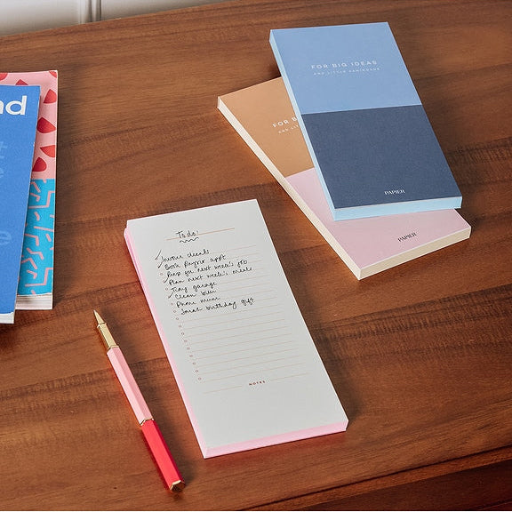 Colourblock List Notepads - Set of 3 - Knottinger