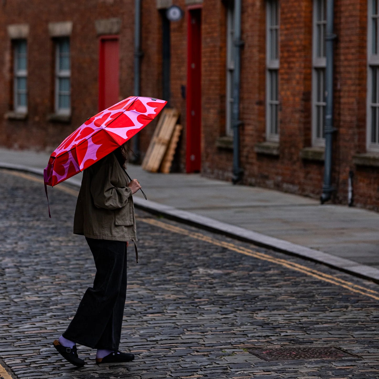 Wind-Resistant Umbrella - Love Bug - Knottinger