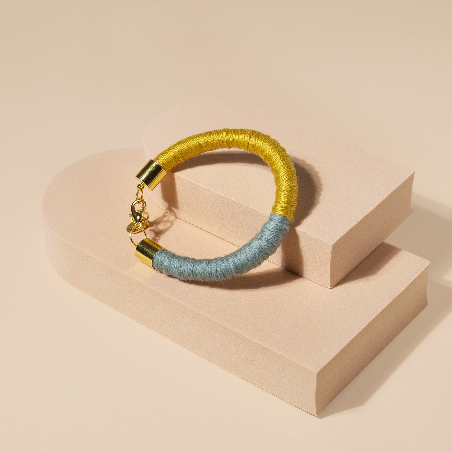 Colour block bracelet bangle - knottinger.