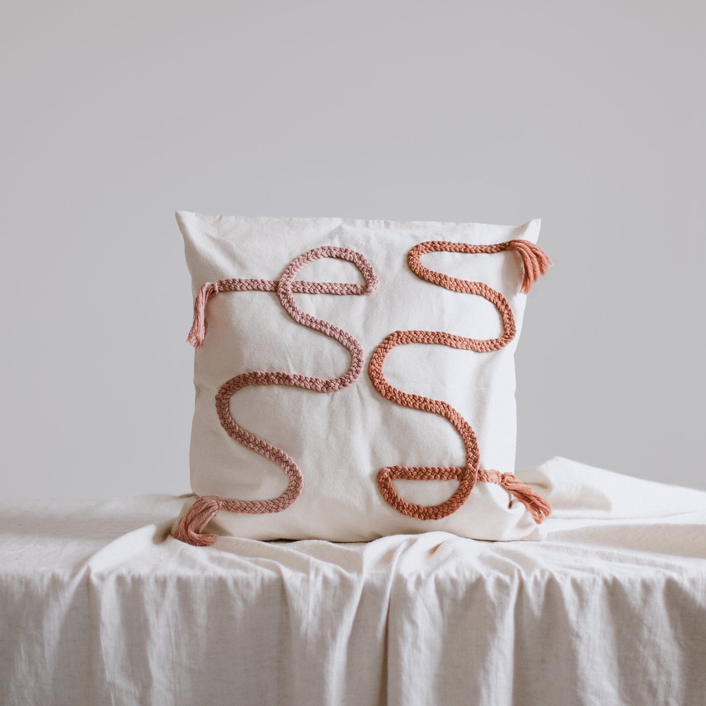 Wave cushion - Sunset - knottinger.